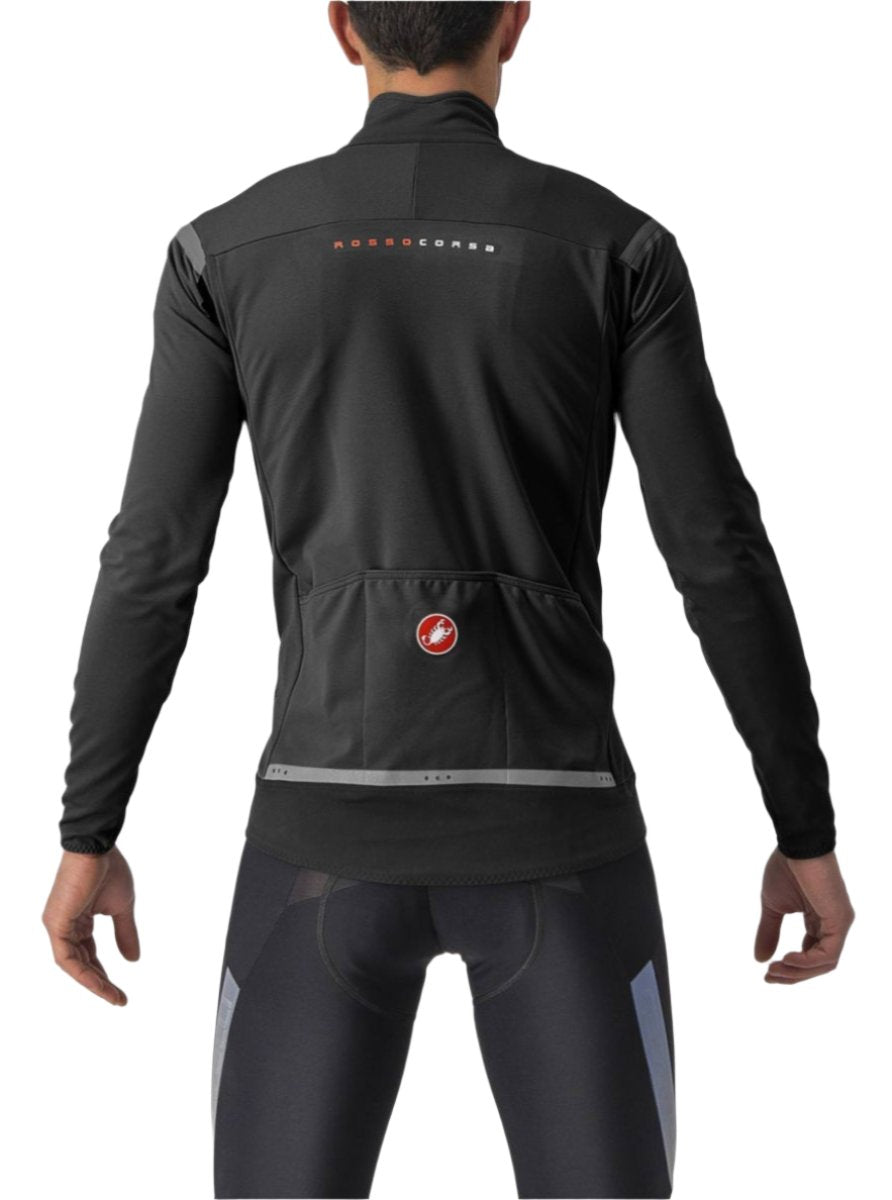 CASTELLI PERFETTO RoS JACKET LIGHT BLACK/BLACK REFLEX BACK