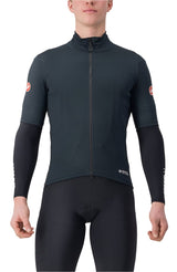 CASTELLI PERFETTO RoS 2 WIND JERSEY LIGHT BLACK FRONT