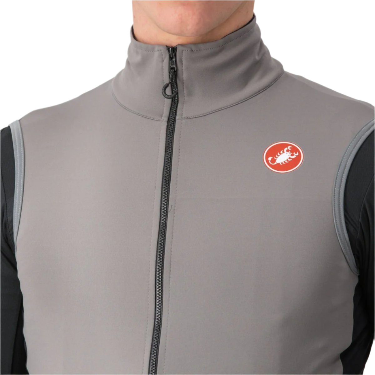 CASTELLI PERFETTO RoS 2 VEST NICKEL GRAY FRONT 