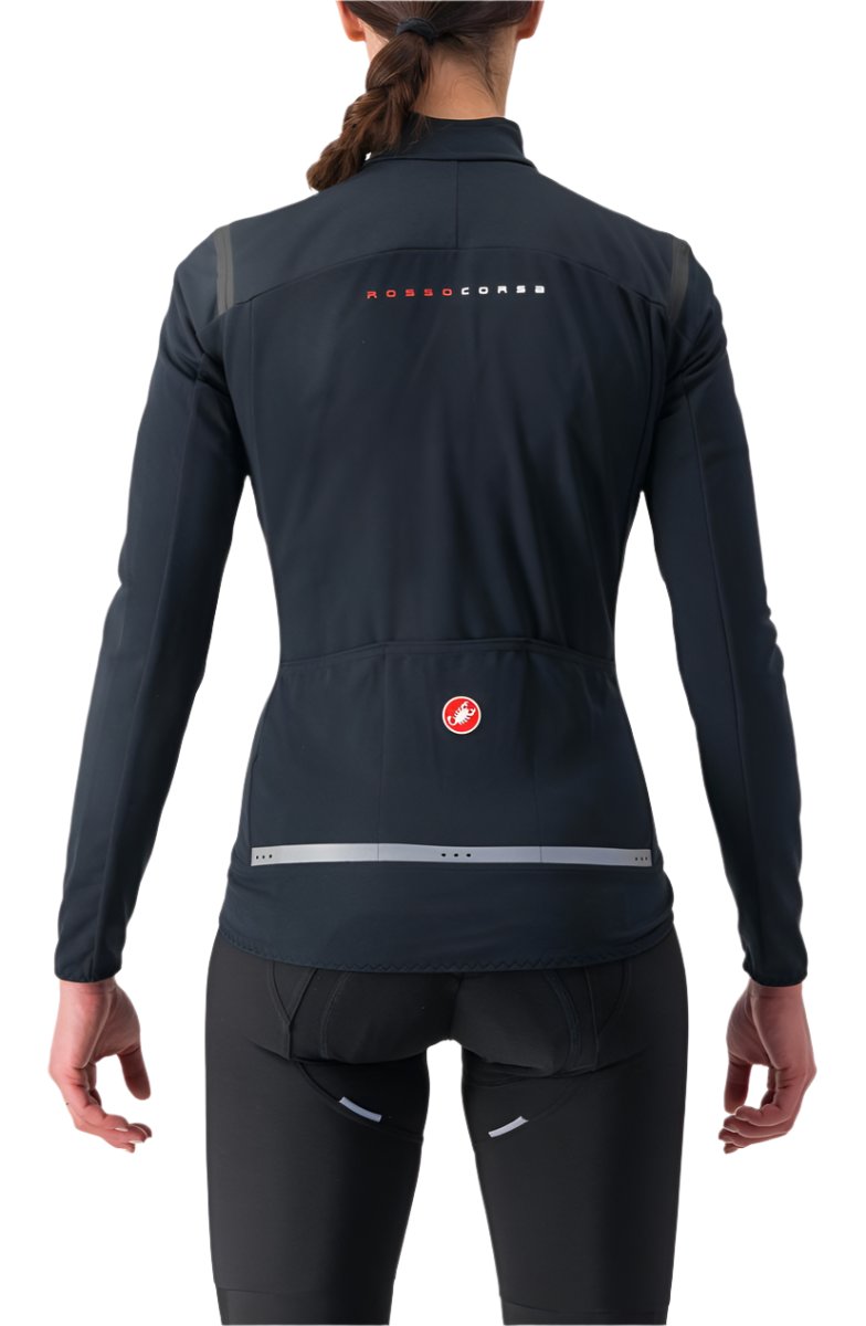 CASTELLI PERFETTO RoS 2 W JACKET LIGHT BLACK/BLACK BACK