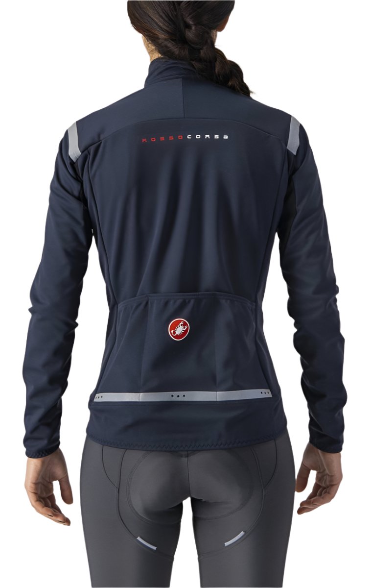 CASTELLI PERFETTO RoS 2 JACKET SAVILE BLUE/SILVER REFLEX BACK
