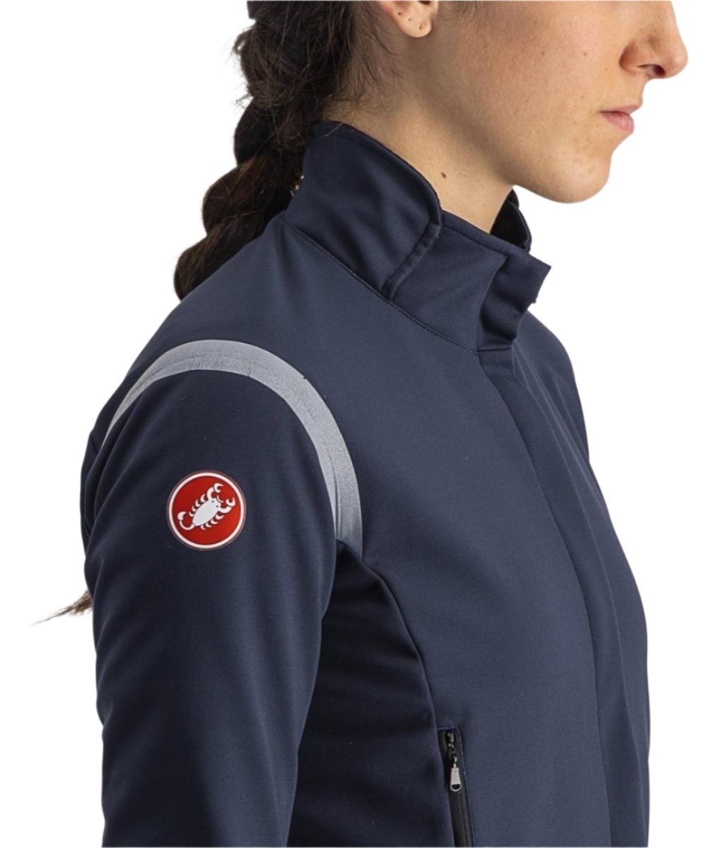 CASTELLI PERFETTO RoS 2 JACKET SAVILE BLUE/SILVER REFLEX SIDE