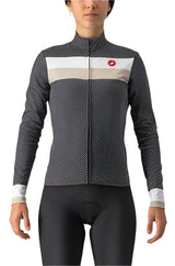 CASTELLI VOLARE LS JERSEY BLACK/WHITE-CHALK FRONT