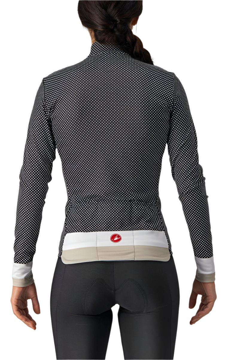 CASTELLI VOLARE LS JERSEY BLACK/WHITE-CHALK BACK