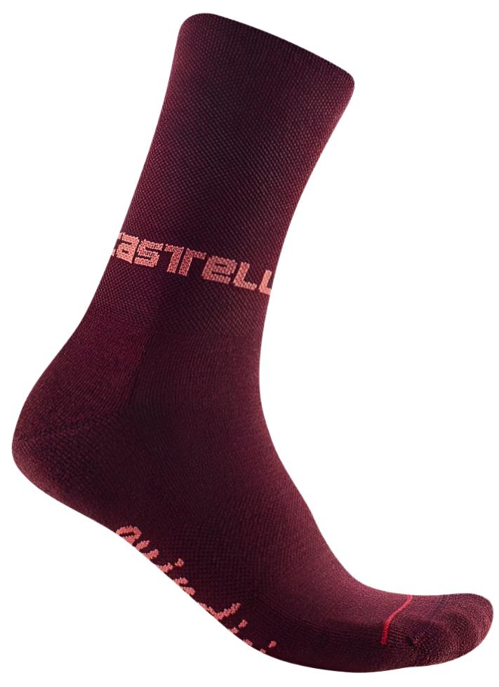 CASTELLI QUINDICI SOFT MERINO WOMENS SOCKS BORDEAUX 