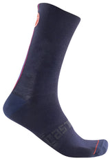 CASTELLI RACING STRIPE 18 SOCK SAVILE BLUE 