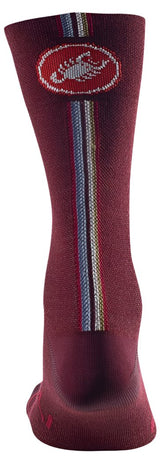 CASTELLI RACING STRIPE 18 SOCKS BORDEAUX 