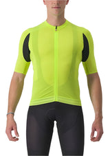 CASTELLI SUPERLEGGERA 3 JERSEY ELECTRIC LIME FRONT