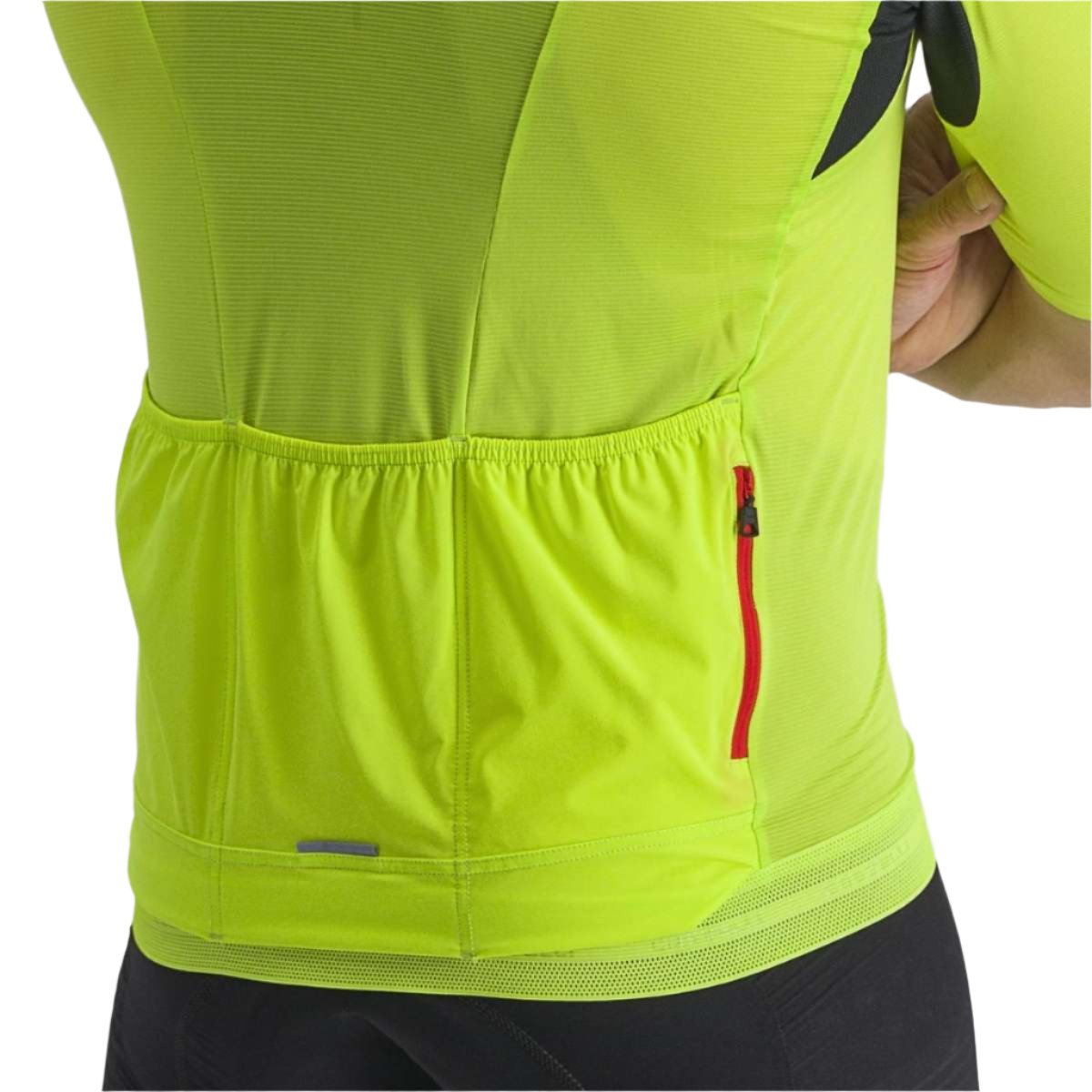 CASTELLI SUPERLEGGERA 3 JERSEY ELECTRIC LIME BACK