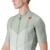 CASTELLI ENDURANCE PRO JERSEY DEFENDER GREEN SIDE FRONT