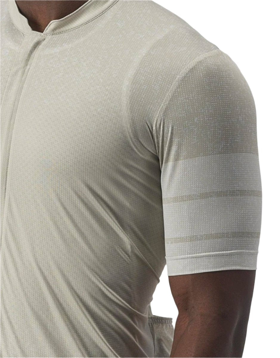 CASTELLI UNLIMITED TERRA JERSEY TRAVERTINE GRAY SLEEVE
