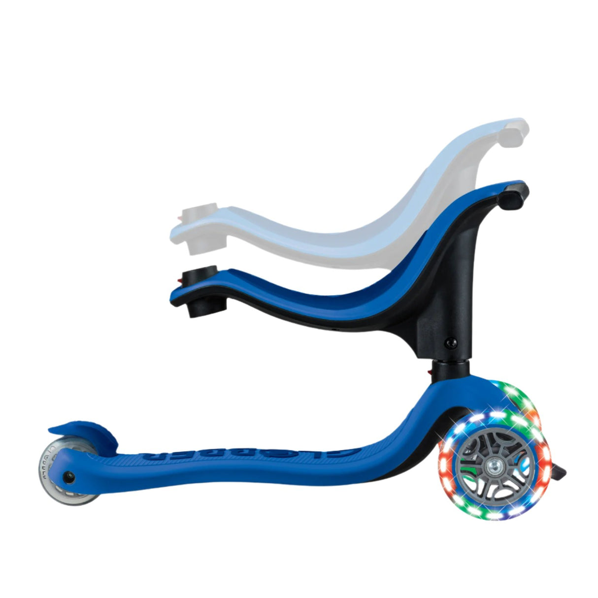 Globber Go Up Sporty Lights 360 - Navy/Dark Blue