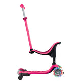 Globber Go Up Sporty Lights 360 - Fuchsia/Dark Pink
