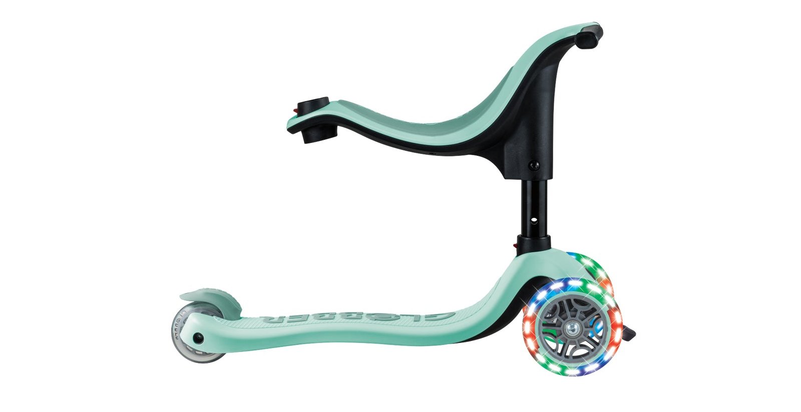 Globber Go Up Sporty Lights 360 - Mint/ Pistachio – Crooze