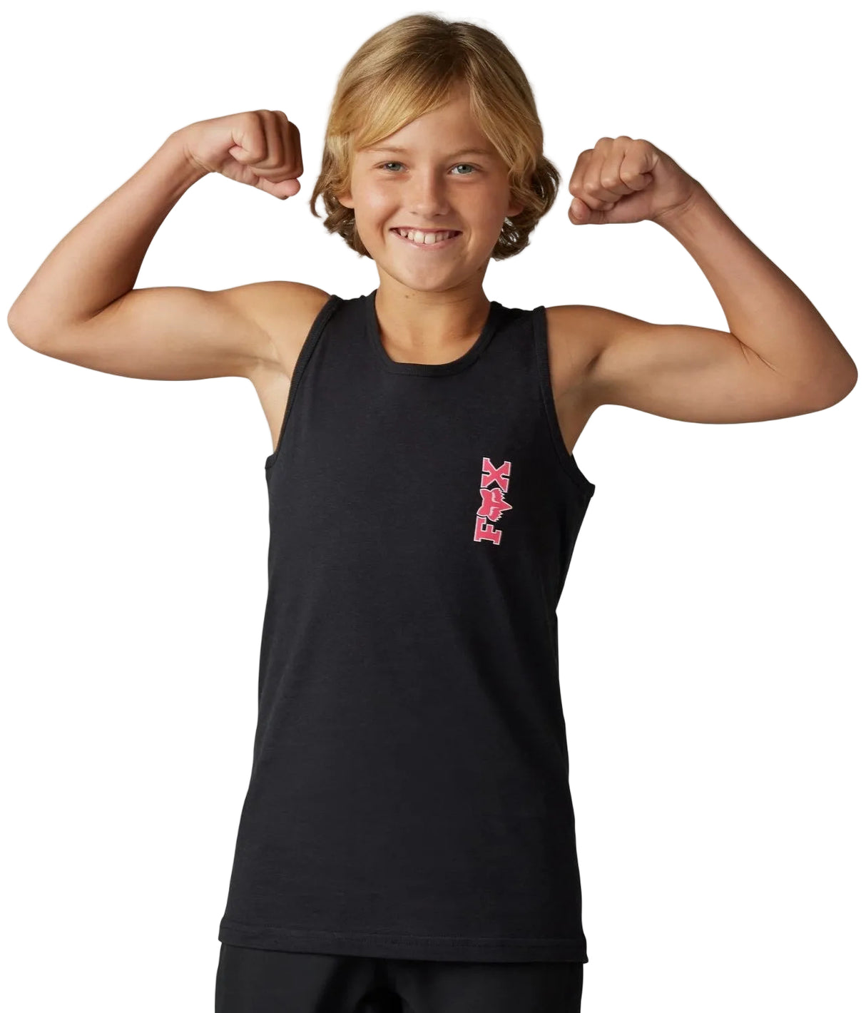 Fox YOUTH BARBED WIRE TANK Black FRONT FACING MODEL