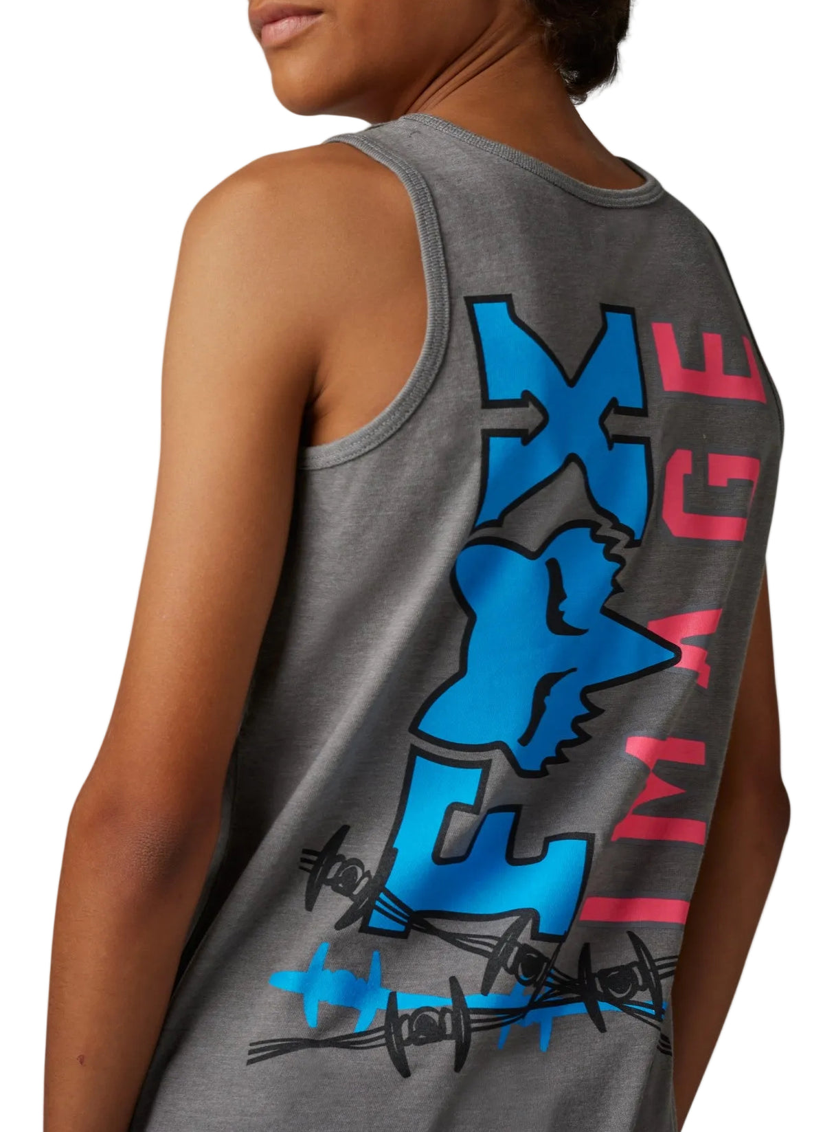 Fox YOUTH BARBED WIRE TANK HeaGrp DETAILS