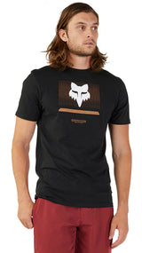 Fox OPTICAL Short Sleeve PREM TEE Black FRONT FACING MODEL 