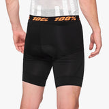 100 Percent CRUX Liner Shorts Black