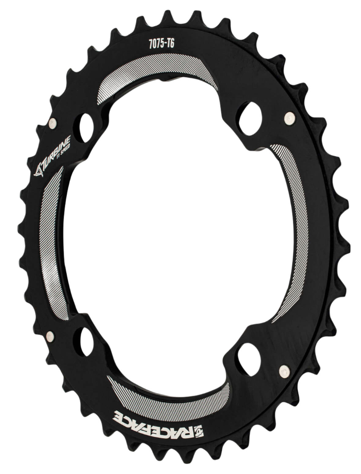 Race Face Turbine 2X 64BCD Chainring Black