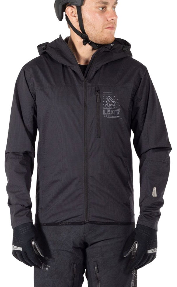 Leatt MTB Hydradri 2.0 Jacket Black X-Large FRONT FACING MODEL