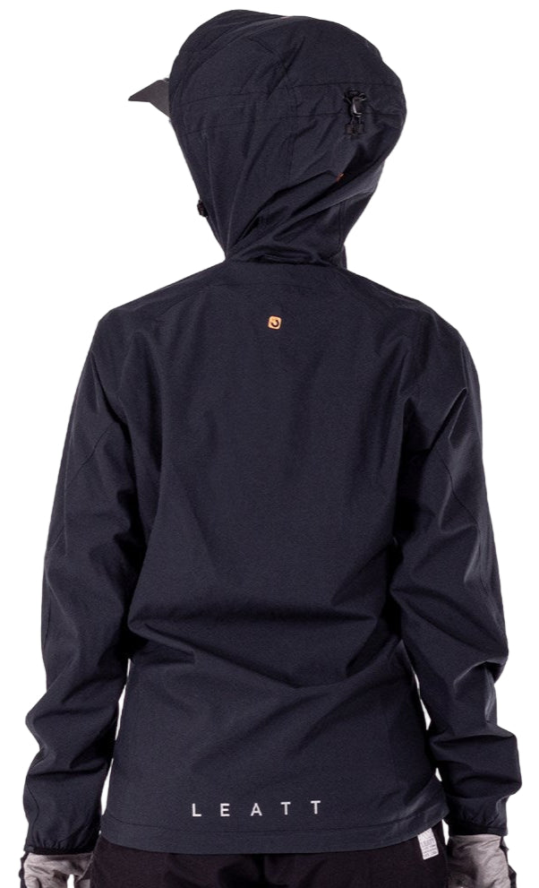 Leatt MTB Hydradri 2.0 Women's Jacket Black BACK FACING MODEL