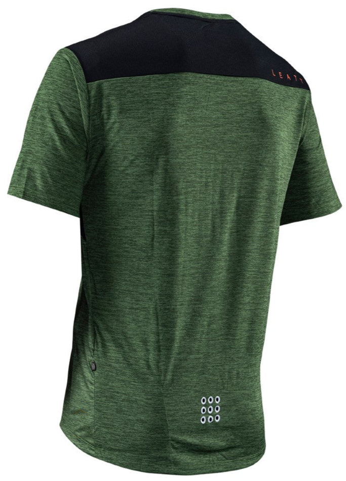 Leatt MTB Trail 1.0 Jersey Spinach X-Small BACK