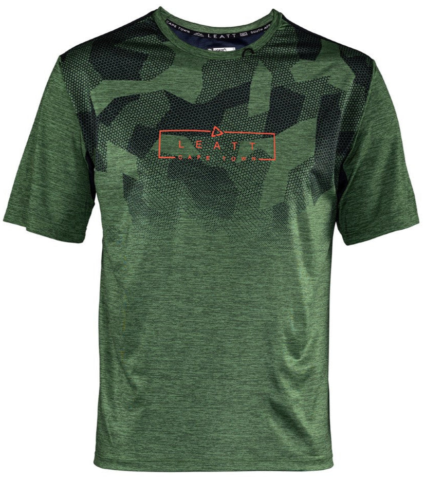 Leatt MTB Trail 1.0 Jersey Spinach X-Small FRONT