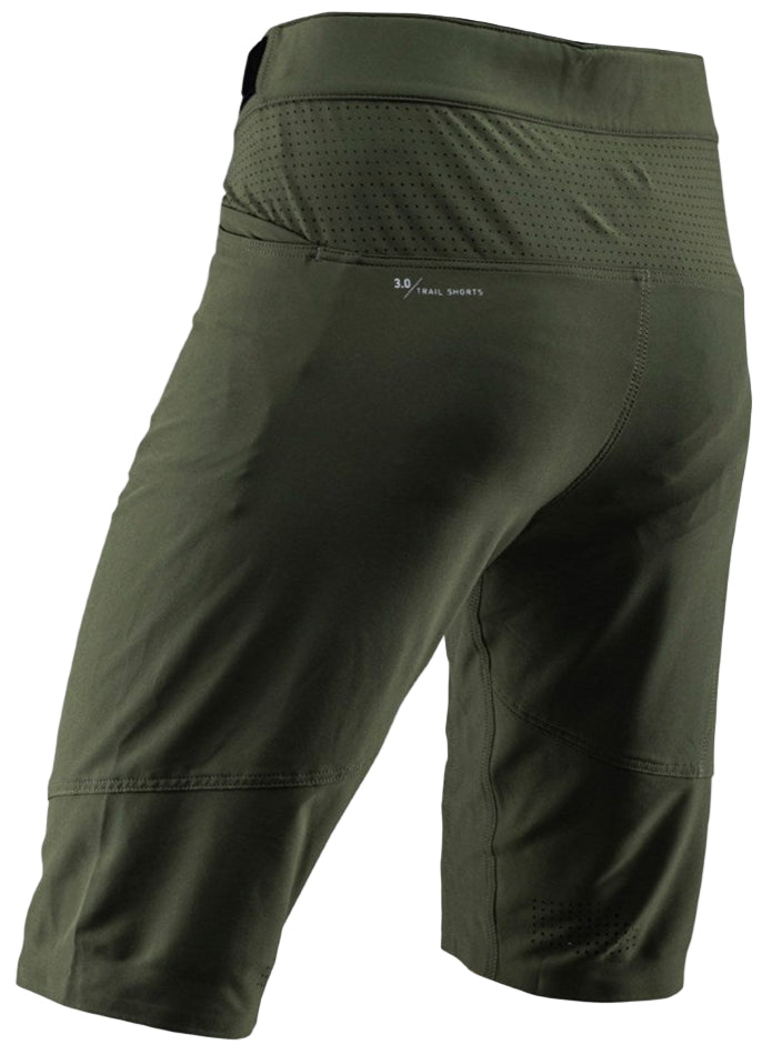 Leatt MTB Trail 3.0 Spinach Shorts BACK