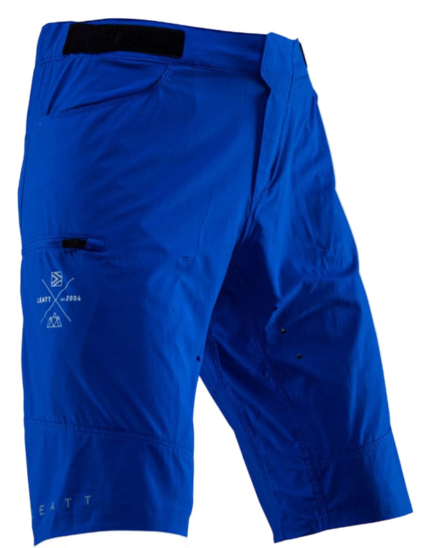 Leatt MTB Trail 2.0 Blue Shorts SIDE FRONT