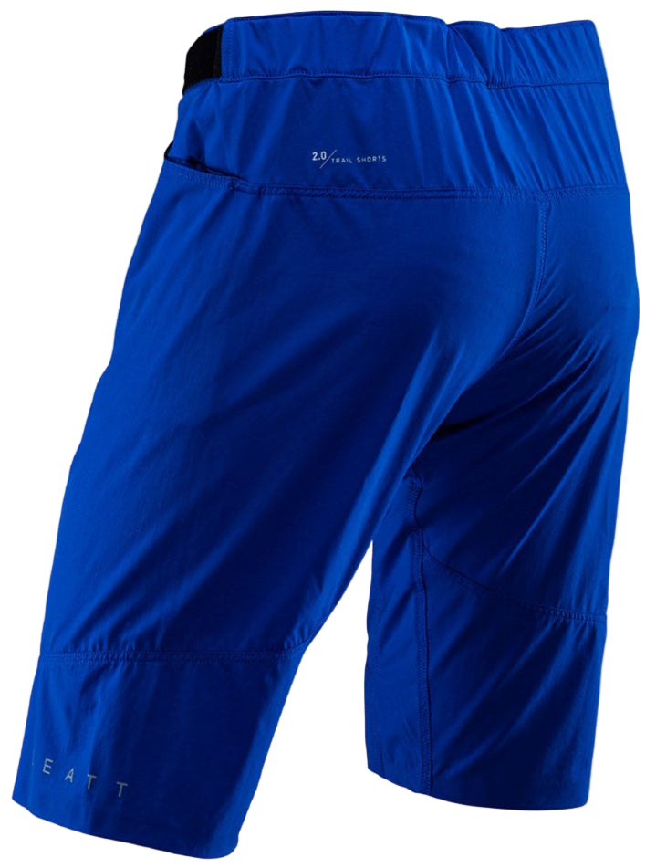Leatt MTB Trail 2.0 Blue Shorts BACK