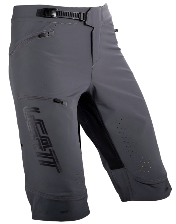 Leatt MTB Gravity 4.0 Shorts Graphite SIDE FRONT