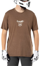 Leatt Gravity 1.0 MTB Jersey Loam FRONT FACING MODEL