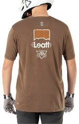Leatt Gravity 1.0 MTB Jersey Loam BACK FACING MODEL