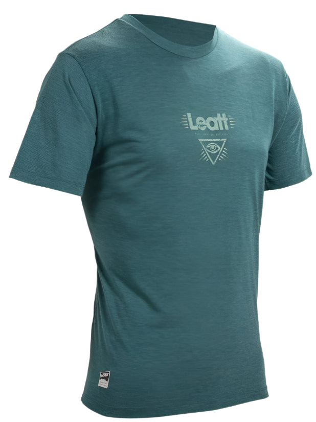 Leatt MTB Gravity 1.0 Jersey Teal SIDE FRONT
