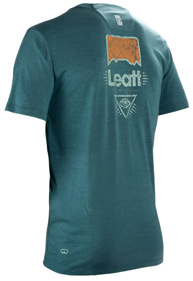 Leatt MTB Gravity 1.0 Jersey Teal BACK
