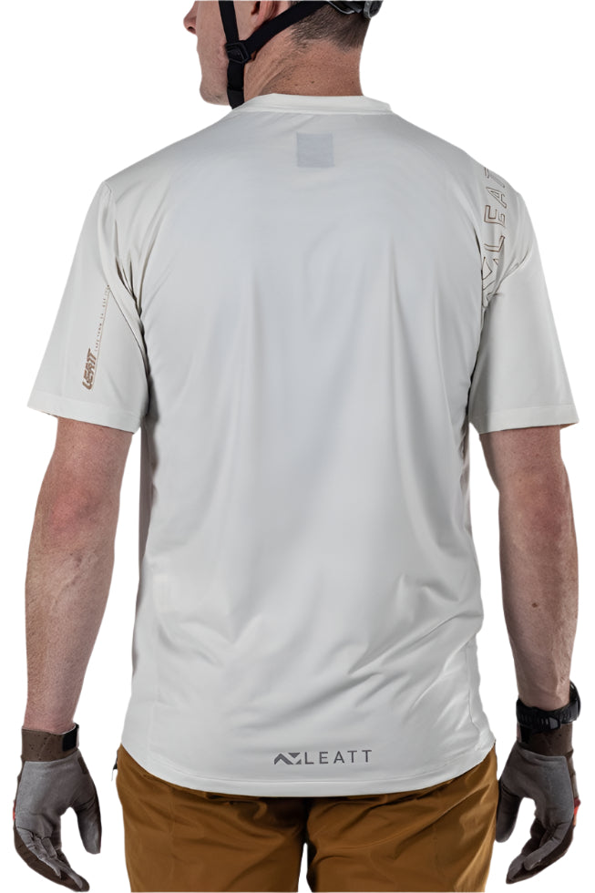 Leatt MTB Trail 1.0 X-Flow Jersey Cream BACK