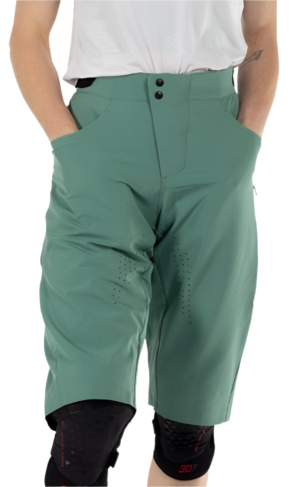 Leatt Trail 2.0 Women's MTB Shorts Lagoon front facing model