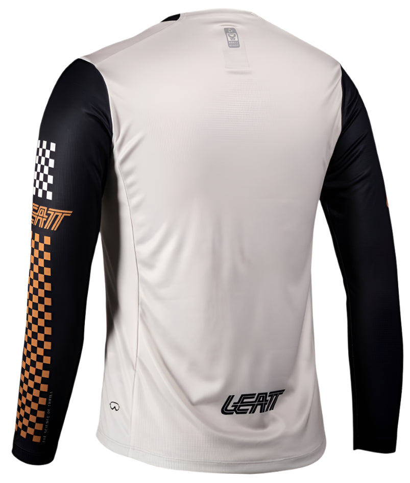 Leatt MTB Enduro 4.0 Women's Jersey Cream BACK