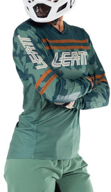 Leatt MTB Gravity 4.0 Women's Jersey Lagoon 