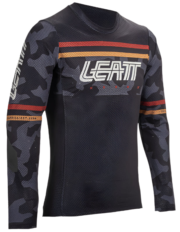 Leatt MTB Gravity 4.0 Jersey Black FRONT