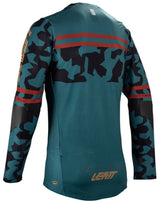 Leatt Gravity 4.0 MTB Jersey Teal BACK