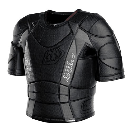 TLD 24.1 UPS 7850 UPPER BODY ARMOUR SS SHIRT BLACK FRONT