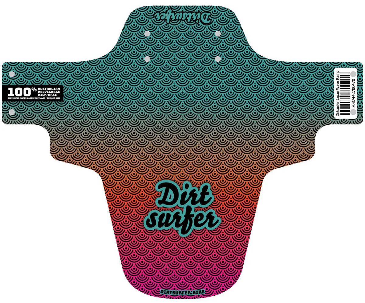 Dirtsurfer Mudguard - Japan Wave Ramped