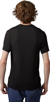 Fox SHIELD Short Sleeve TECH TEE Black BACK FACING MODEL