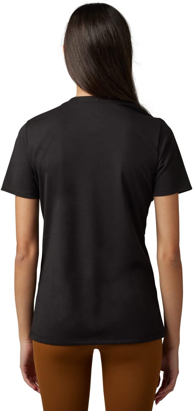 Fox WOMENS SS TECH TEE - Black BACK