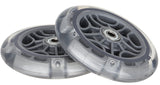 Globber 121mm White Light-Up Wheel Pair for GoUp/Junior/Primo/Elite/Master/Flow