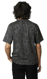 Fox DETONATE Short Sleeve TECH TEE Black BACK FACING MODEL