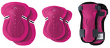 Globber Junior Protective Pad Set XS Fuchsia for Ages 6-10