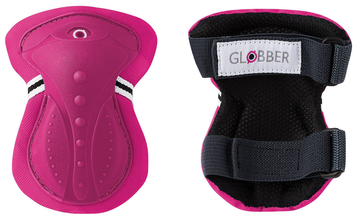 Globber Junior Protective Pad Set XS Fuchsia for Ages 6-10