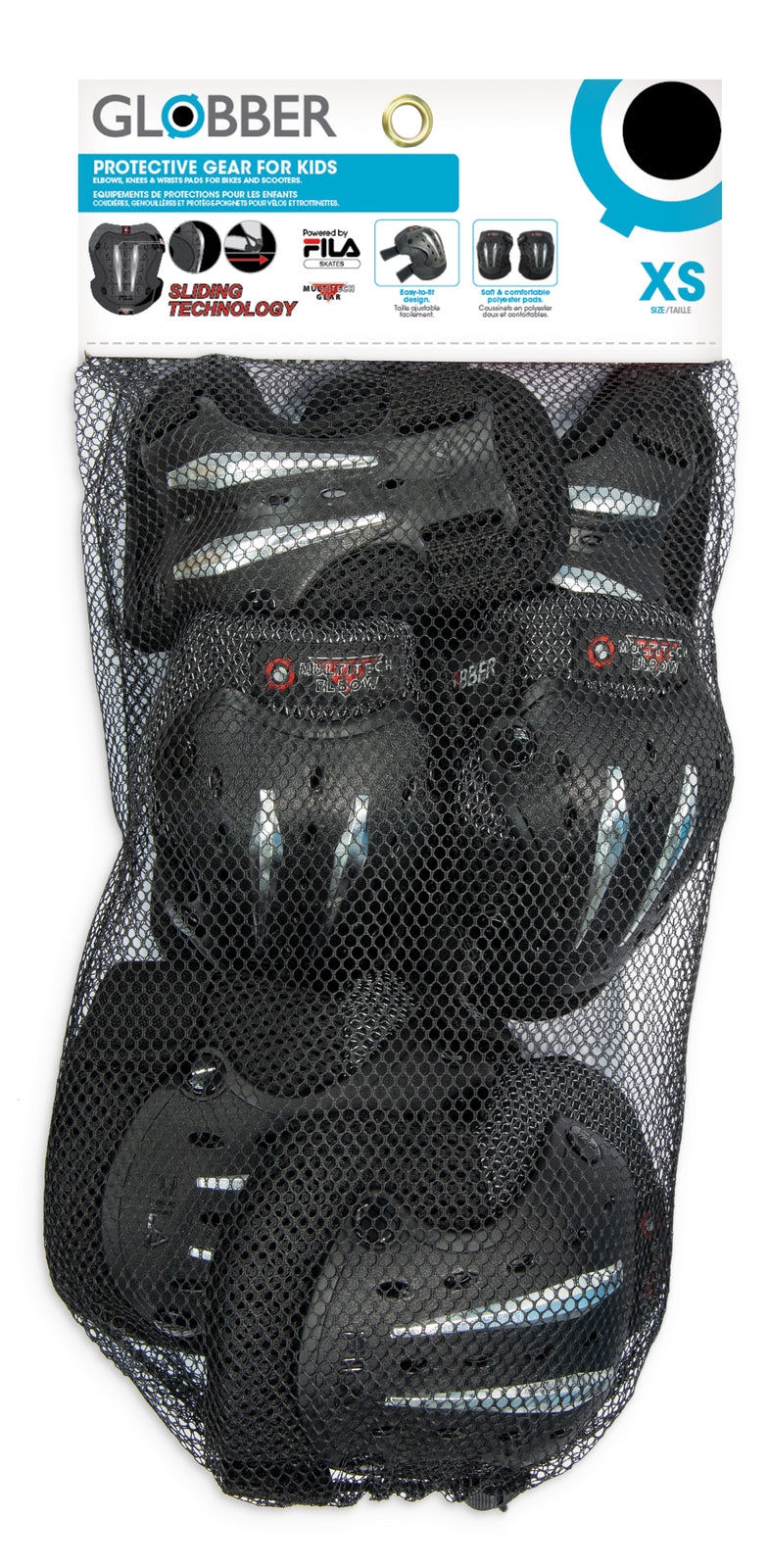 Globber FILA Protective Gear X-Small Black